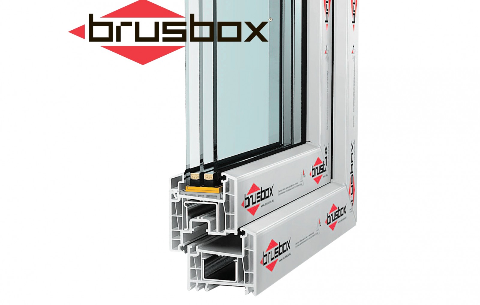 Изображение оконного профиля Brusbox